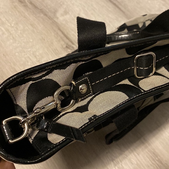 Coach Monogram Shoulder Bag with Removable Crossbody Strap - Picture 8 of 13